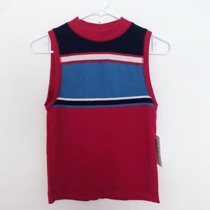 free people sweater tank top